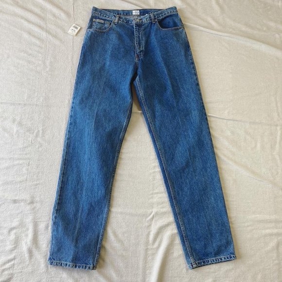 Vintage 90's NWT Easy Fit Double Stone Wash Jeans - Picture 2 of 9
